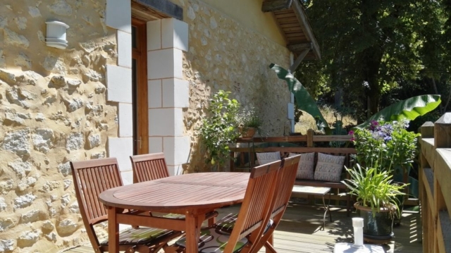 La terrasse du gîte