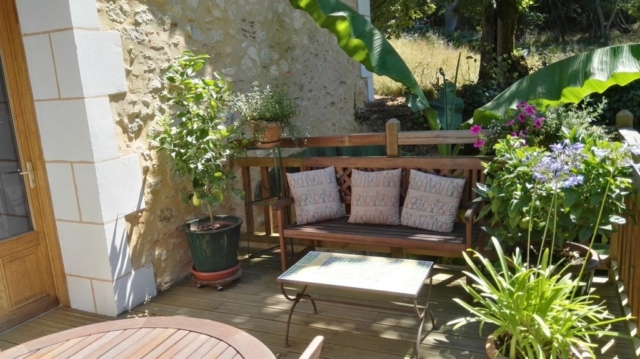 La terrasse du gîte