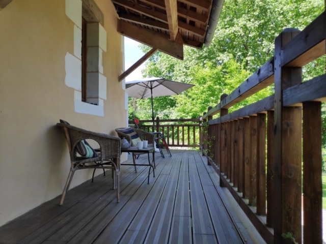 La terrasse au dessus du Jardin