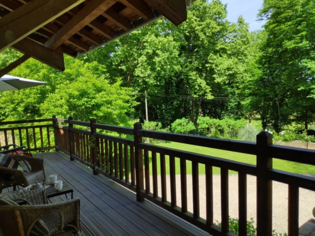 La terrasse au dessus du Jardin