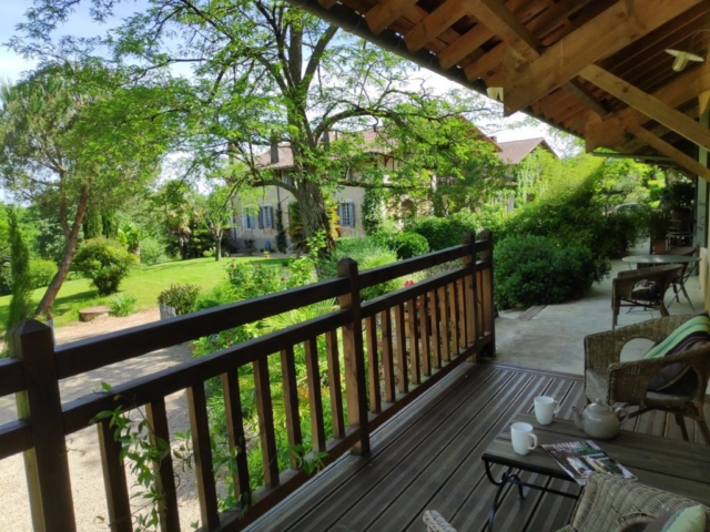 La terrasse au dessus du Jardin